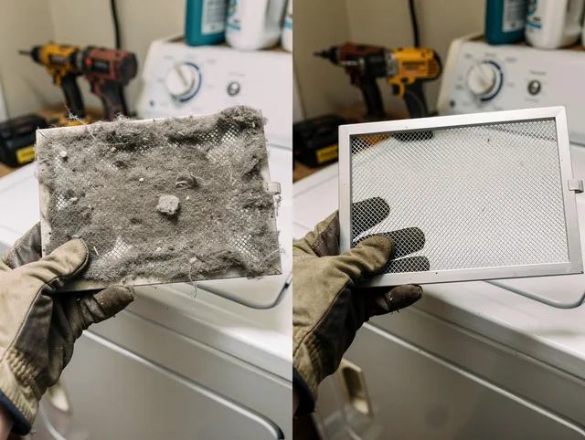 Professional lint trap cleaning by Sanford Dryer Vent Cleaning in Sanford