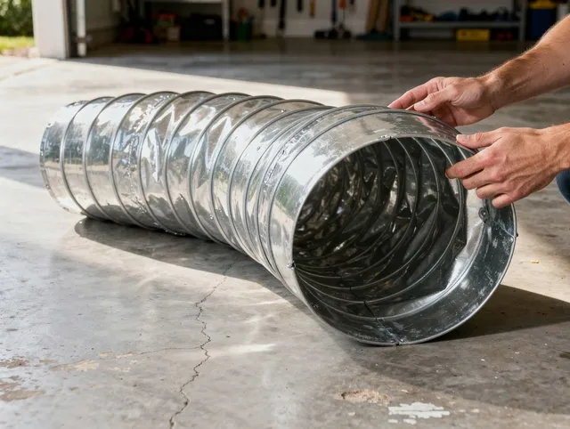 Sanford Dryer Vent Cleaning specialist using advanced equipment for thorough duct cleaning in Sanford