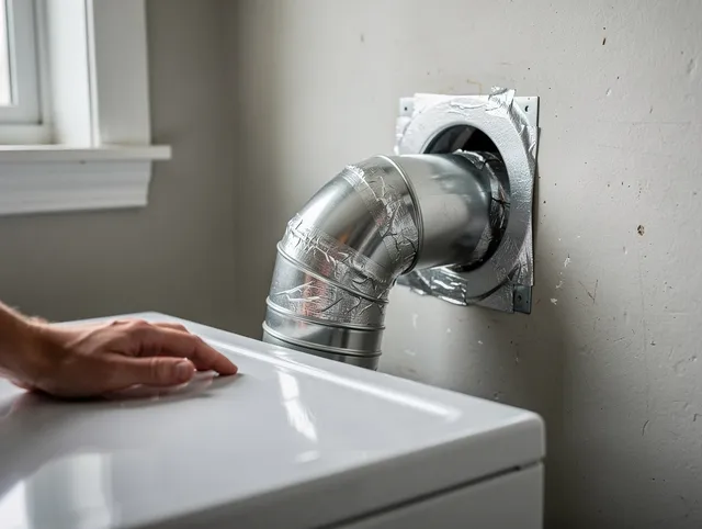 Sanford Dryer Vent Cleaning expert performing professional dryer vent repair and installation in Sanford